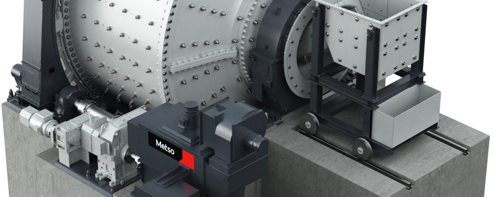 Metso’s delivery includes Select™ SAG and ball mills, which are pre-engineered solutions within the Metso Plus portfolio. Photo: Metso