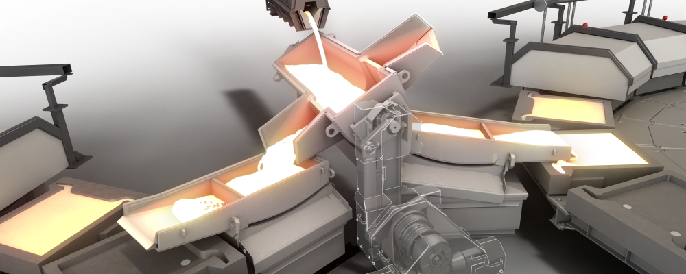 One key aspect of the anode casting equipment is its modularity. Photo: Metso