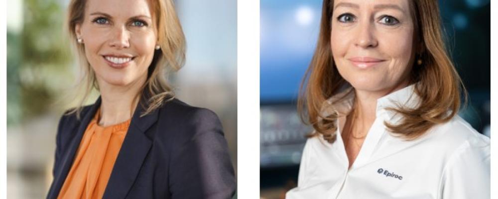 Ulrika Areskog Lilja and Katarina Nilsson. Photo: Epiroc