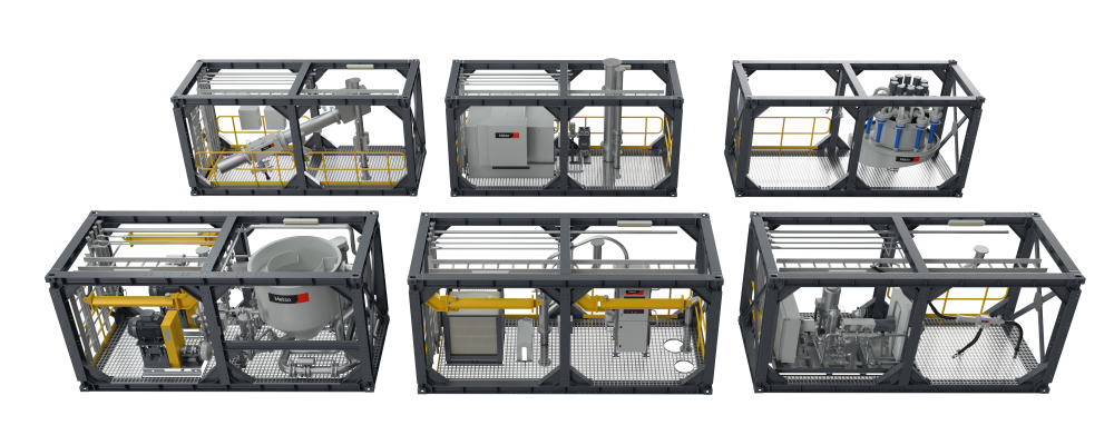 PCS all modules. Photo: Metso