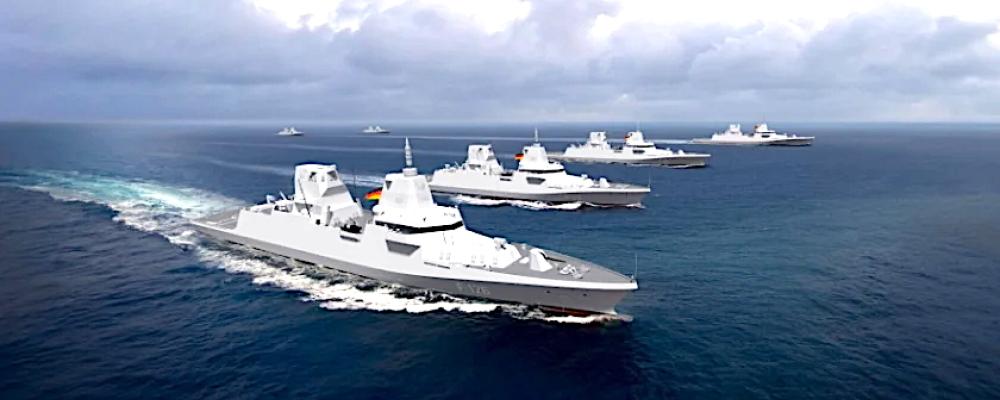 Thyssenkrupp Steel Europe is undergoing extensive restructuring to improve profitability, while the group's naval operations benefit from major new shipbuilding contracts. Illustration: Marine Forum.