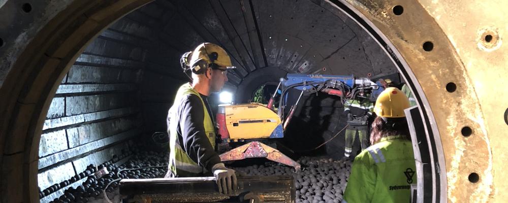 Works at Sydvarager mine. Photo: Grangex