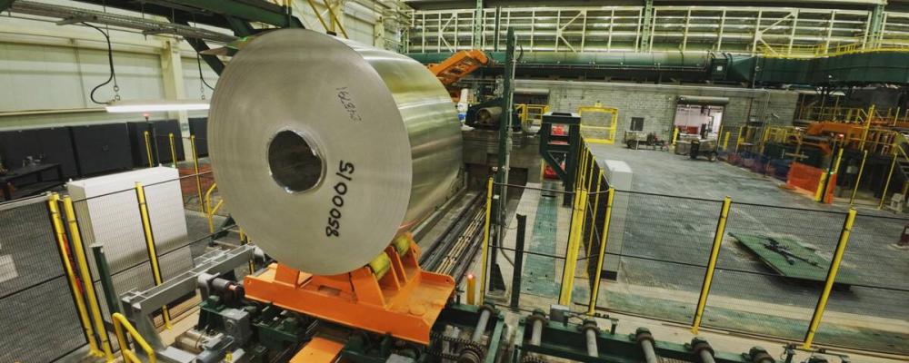 Bay Minette First Coil. Milestone advances one of the largest new U.S. aluminum manufacturing investments in decades toward commercial shipments in 2027. Photo: Novelis