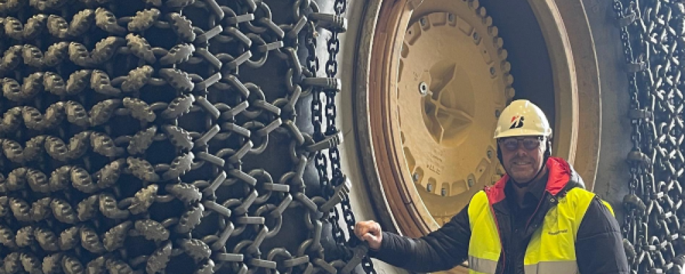 Bridgestone sets new standards with tyres for underground mining. Photo: Bridgestone
