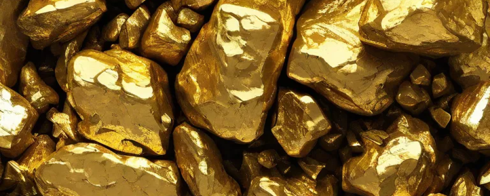 Gold ore.