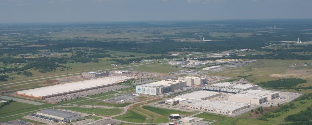 The Google data centre outside Pryor, Oklahoma. Photo: Wikimedia Commons, licence. Credit: Xpda.