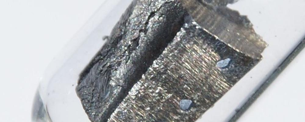 Neodymium. Photo: http://images-of-elements.com/Wikimedia Commons