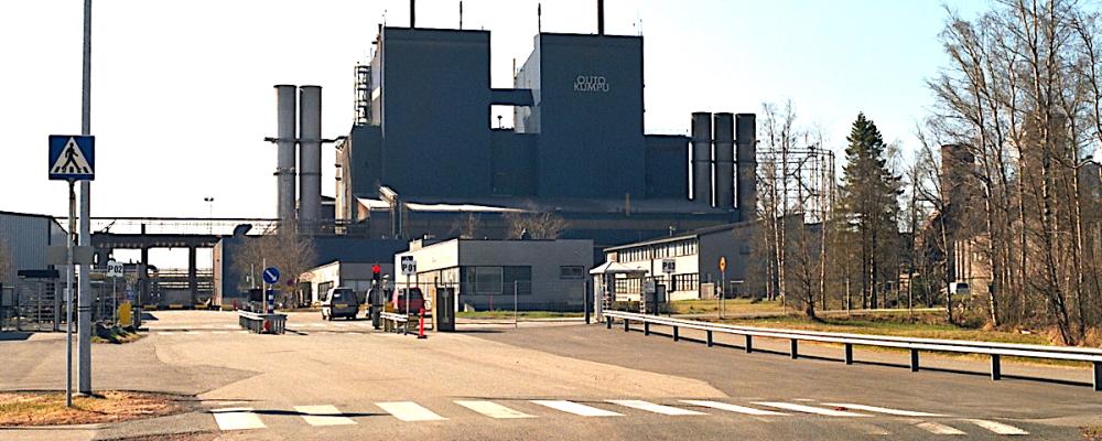 The main gate of Outokumpu’s steel plant in Torneå and the ferrochrome smelter in Röyttä, Torneå. Photo: Methem (Mikko J. Putkonen)