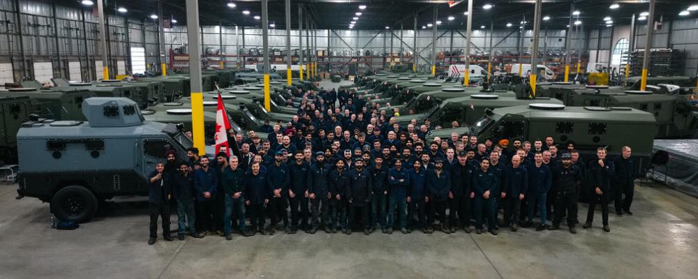 Roshel production facility in Brampton, Ontario. Photo: CNW Group/Roshel