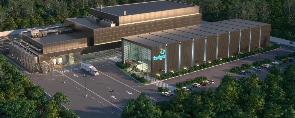 Visualization of the new refining plant: Talga