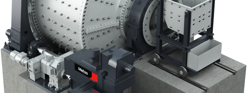 Metso’s delivery includes Select™ SAG and ball mills, which are pre-engineered solutions within the Metso Plus portfolio. Photo: Metso