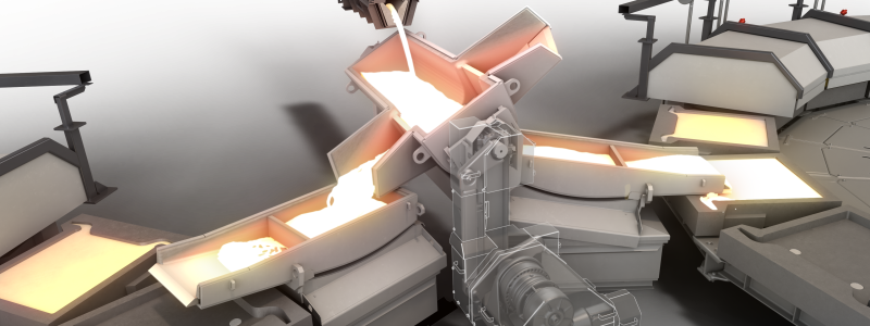 One key aspect of the anode casting equipment is its modularity. Photo: Metso