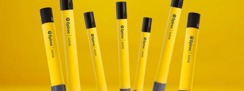 The unified AirDrill portfolio provides broad application coverage across hole sizes from 85 mm to 146 mm, supporting a wide range of drilling requirements. Photo: Epiroc