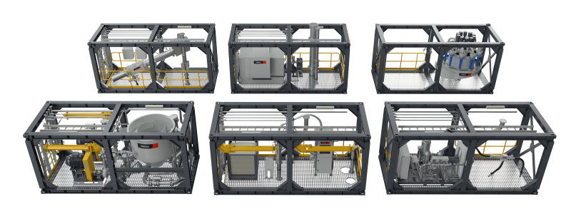 PCS all modules. Photo: Metso