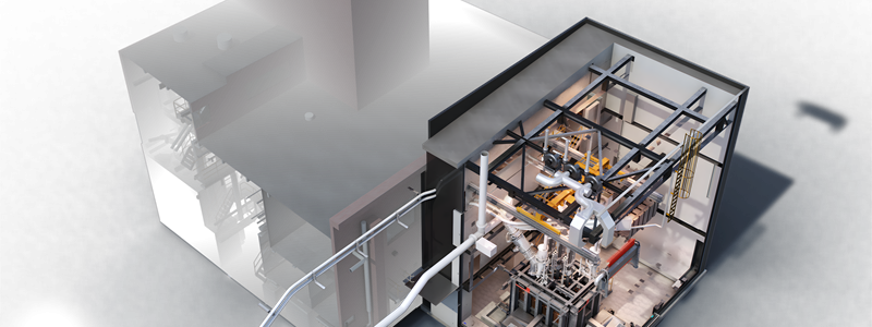 Metso's Outotec DRI Smelter Furnace pilot plant. Photo: Metso