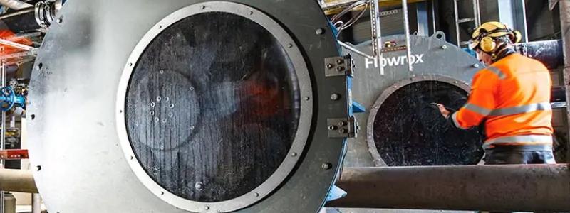 Hose pumps of this type are used where abrasive slurry rapidly wears down metal components. Similar systems are in operation at Swedish sites such as LKAB’s facility in Svappavaara. Photo: Valmet