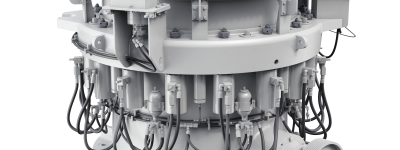 Metso’s Nordberg® MP800 cone crushers. Photo: Metso