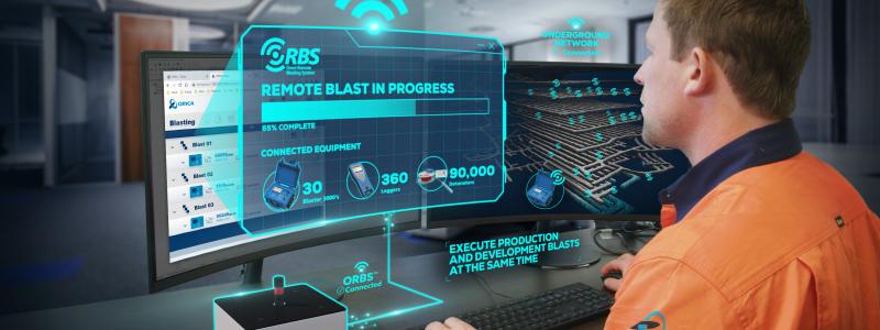 A secure, ‘Plug and Play’ centralised firing system achieving greater productivity and a streamlined user experience. Photo: Orica