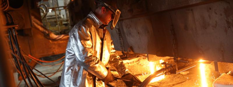 The ArcelorMittal-owned steelworks in Kryvyi Rih have survived war and crises in the past. But since Russia attacked Ukraine, it has been starved of power, personnel and customers. Photo: ArcelorMittal