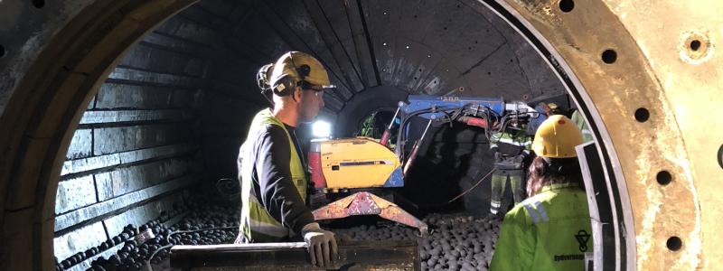 Works at Sydvarager mine. Photo: Grangex
