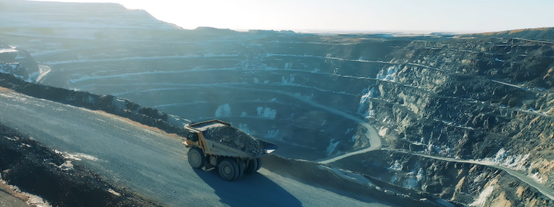 A truck at a quarry. Photo: Epiroc