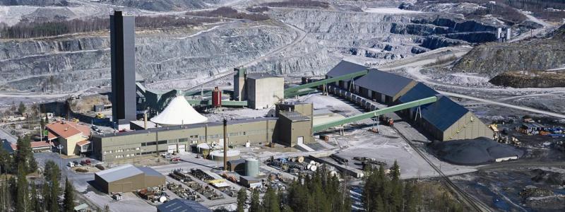 The Elijärvi mine in Kemi is the EU’s only chromium mine. Today, mining takes place underground at depths of about 1,000 metres. Photo: Wikimedia. Credit: Outokumpu.