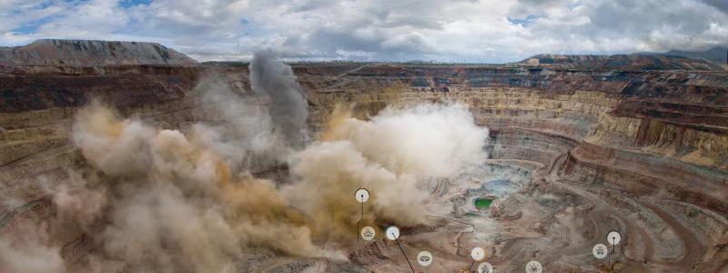 Building on their landmark agreement to create the region’s first digital mine at Mansourah-Massarah, the two organisations will sign a memorandum of understanding focused on shaping the next generation of mining professionals. Photo: Hexagon