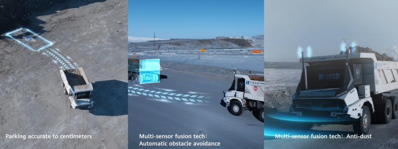 Huawei Cloud CVADCS is an intelligent vehicle-cloud synergy platform developed by Huawei Cloud, designed to empower the mining industry with smart driving with advanced connectivity, data analytics, and AI-driven solutions.  Photo: Huawei