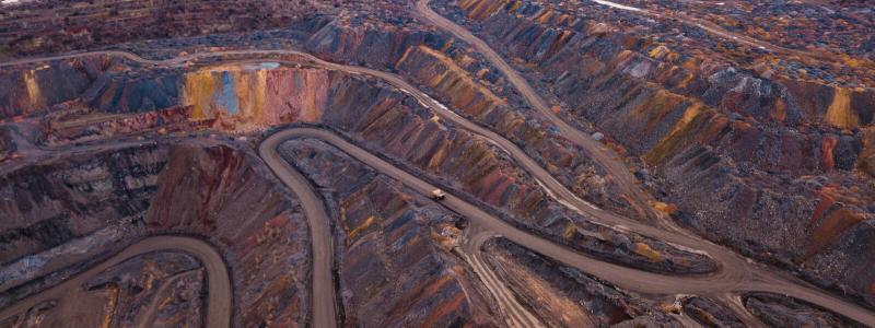 Iron ore quarry. Photo: Metso