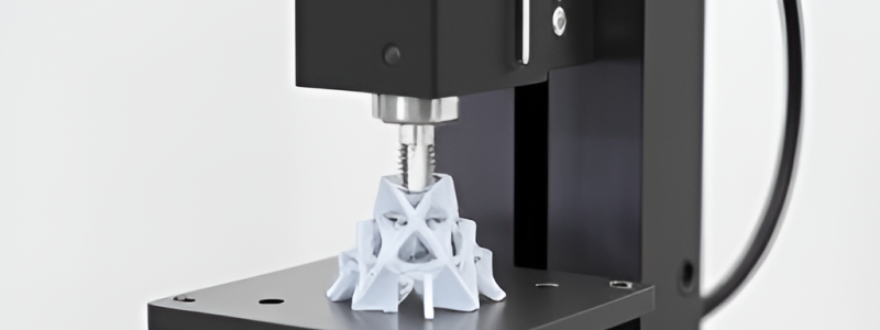 Metal Additive Manufacturing (AM) market is witnessing significant growth in various industries such as dental, academic, construction, consumer electronics, wearable devices, and aerospace & defense. AI generated image.