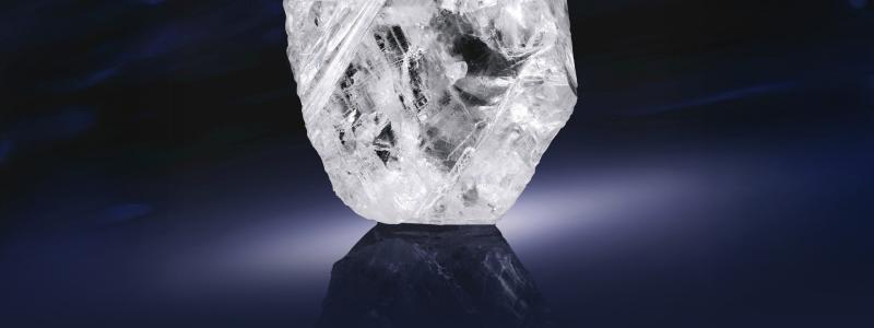 Image credit: Lucara Diamond. Photo: Lesedi La Rona rough diamond