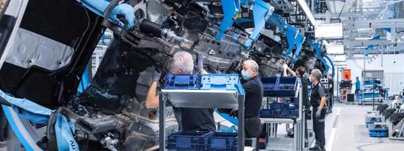 The German Mercedes-Benz car factory in Stuttgart. Photo: Mercedes-Benz Group