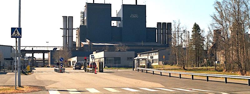 The main gate of Outokumpu’s steel plant in Torneå and the ferrochrome smelter in Röyttä, Torneå. Photo: Methem (Mikko J. Putkonen)