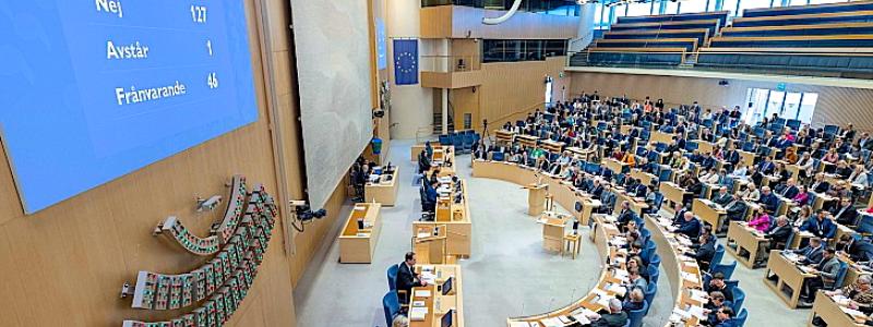 The Swedish Parliament has approved legislative changes aimed at simplifying uranium mining and opening more coastal locations to future nuclear power projects. Photo: Melker Dahlstrand/Swedish Parliament.