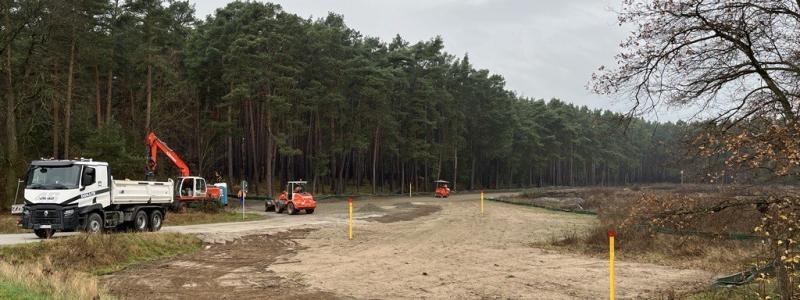 Preparatoy site works in Guben, Germany. Photo: CNW Group/Rock Tech Lithium Inc