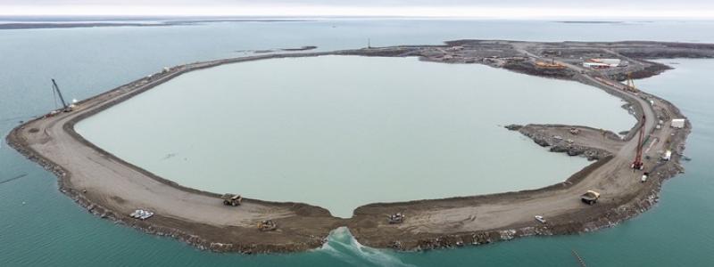 The Diavik mine, 100 percent owned and operated by Rio Tinto, is Canada’s largest diamond mine. Photo: Rio Tinto