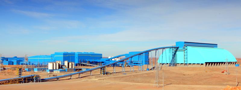 Oyu Tolgoi mine, copper concentrator, Mongolia. Photo: "Copyright © 2023 Rio Tinto