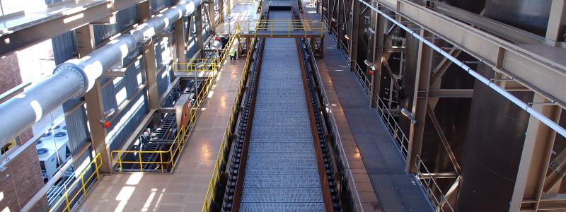 Sintering plant. Photo: Photographer