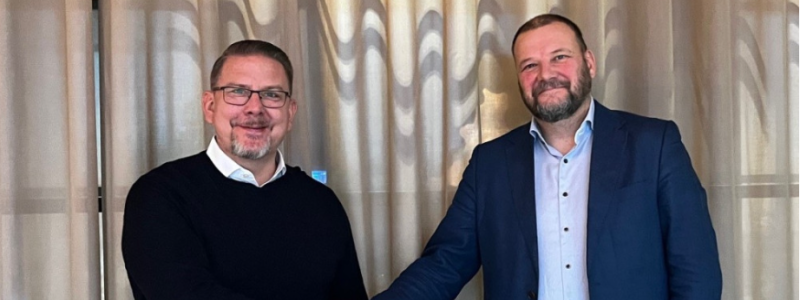 Henrik Walter, CEO, Nomo Group, and Per Brorsson, CEO, Avans Group. Photo: Nomo Group