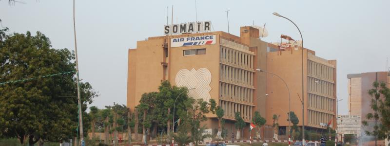 Somair's headquarters building in Niamey, NigerPhoto: Roland Huziaker/https://www.flickr.com/photos/rolandh/148636281/Wikimedia Commons