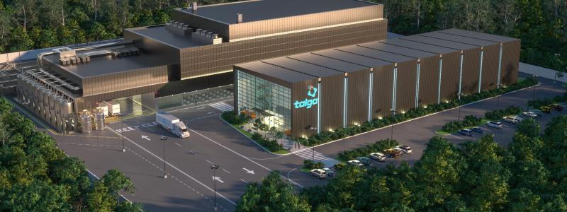 Visualization of the new refining plant: Talga