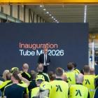 Göran Björkman, CEO and President Alleima on stage. Photo: Alleima
