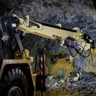 Scaling is one of the most dangerous and challenging underground mining processes. To mitigate the risks, the Scamec LC 065 A incorporates multiple protective safety features. Photo: Normet