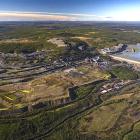 Aerial view of LKAB’s mining operations in Malmberget, Gällivare. Photo: LKAB.