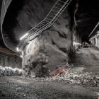 The tunnel leading to the underground hydrogen storage facility in Luleå. Photo: Hybrit.