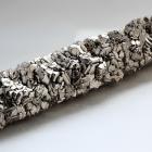 Photo: A titanium rod produced using the iodide process at the URALREDMET laboratory. The titanium purity is reported at 99.995%. Photo: Wikimedia Commons / Alchemist-hp (pse-mendelejew.de)