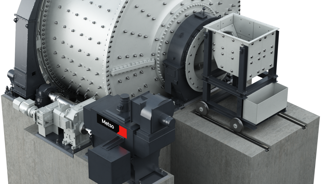 Metso’s delivery includes Select™ SAG and ball mills, which are pre-engineered solutions within the Metso Plus portfolio. Photo: Metso