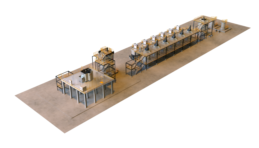 Based on the Life Cycle Impact Assessment (LCIA), the Metso pCAM process features remarkable sustainability benefits reducing water consumption by ~52%, CO2 emissions by ~31% and power by ~27%.”, according to Metso. Photo: Metso