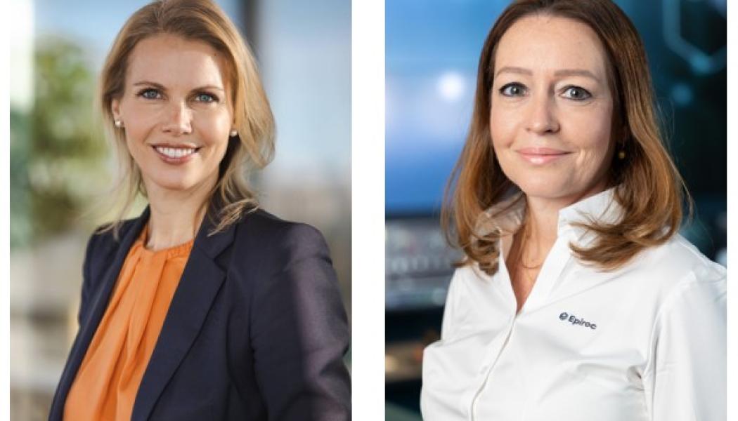 Ulrika Areskog Lilja and Katarina Nilsson. Photo: Epiroc