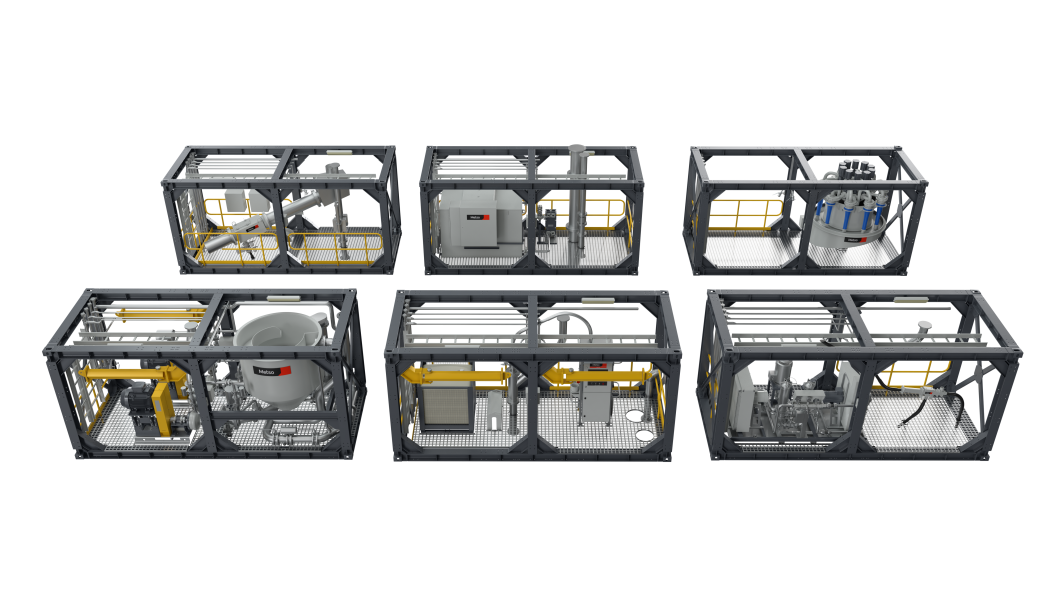 PCS all modules. Photo: Metso